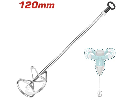 Batidor Para Mezcladora 120Mm Total Tac331120 - Envío a todo Colombia | aztools.co