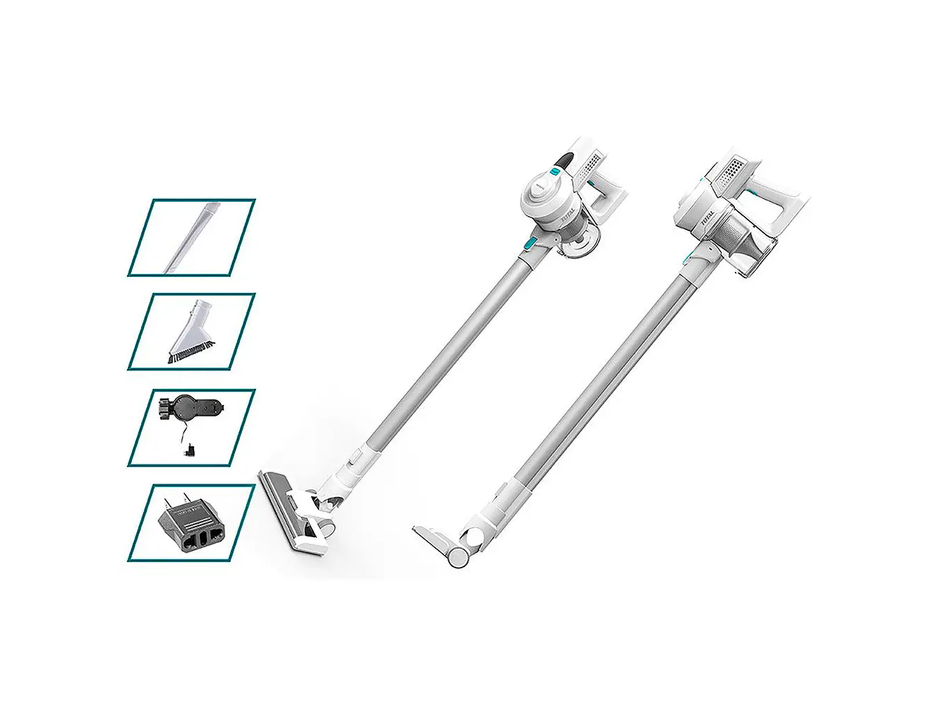 Aspiradora Manual Recargable 0.8Lts Uso Domestico Total Tvch22091 - Envío a todo Colombia | aztools.co
