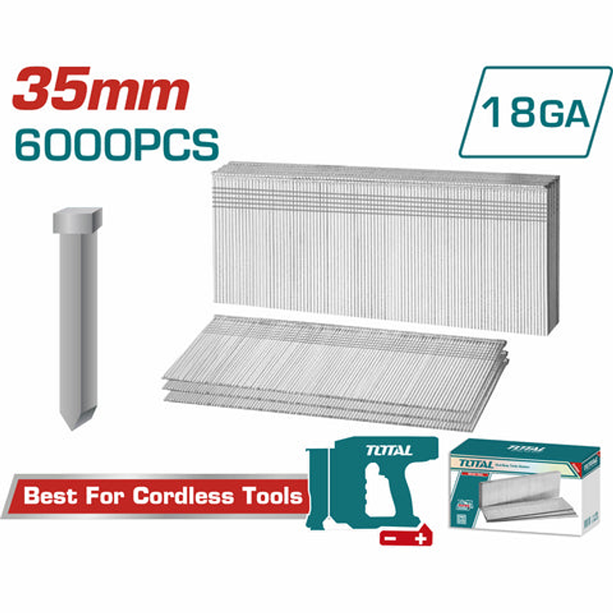 Gancho Grapadora 35Mm Para Usar En Tcbnli3505,Tcbnli3508,Tcbnli5005,Tcbnli5008, Tcbnli2005, Tcbnli2008 Super Total Tac918356
