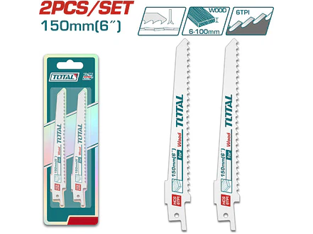 Set De Segueta Sierra Sable X2Pcs Para Madera Total Tac52644D - Envío a todo Colombia | aztools.co