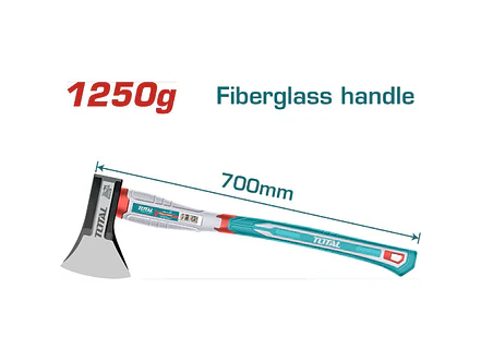 Hacha 1250G Mango De Fibra De Vidrio Super Total Thax061250 - Envío a todo Colombia | aztools.co