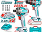 Combo Brushless 20V TOTAL UTCKLI20277 Taladro 66Nm + Atornillador de Impacto 285Nm - Miniatura 1 | aztools.co