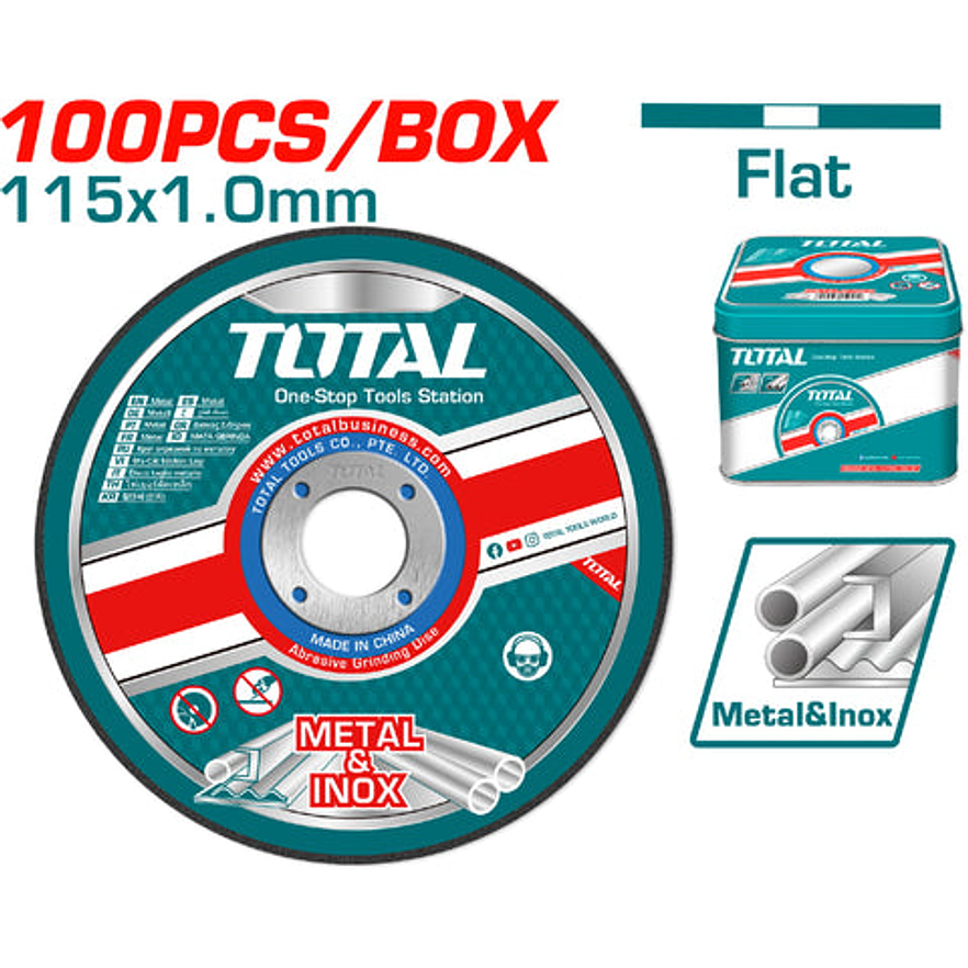 Disco Corte Metal 4-1/2