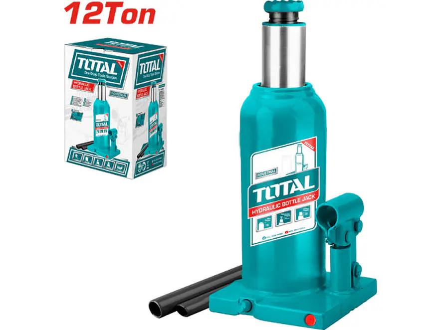 Gato Hidráulico de Botella Industrial TOTAL THT109122 12 Toneladas - Envío a todo Colombia | aztools.co