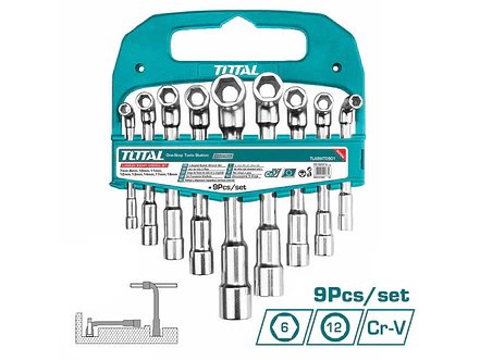 Llave Copa En L Industrial Juego X 9 Pzs Total Tlaswt0901 - Envío a todo Colombia | aztools.co