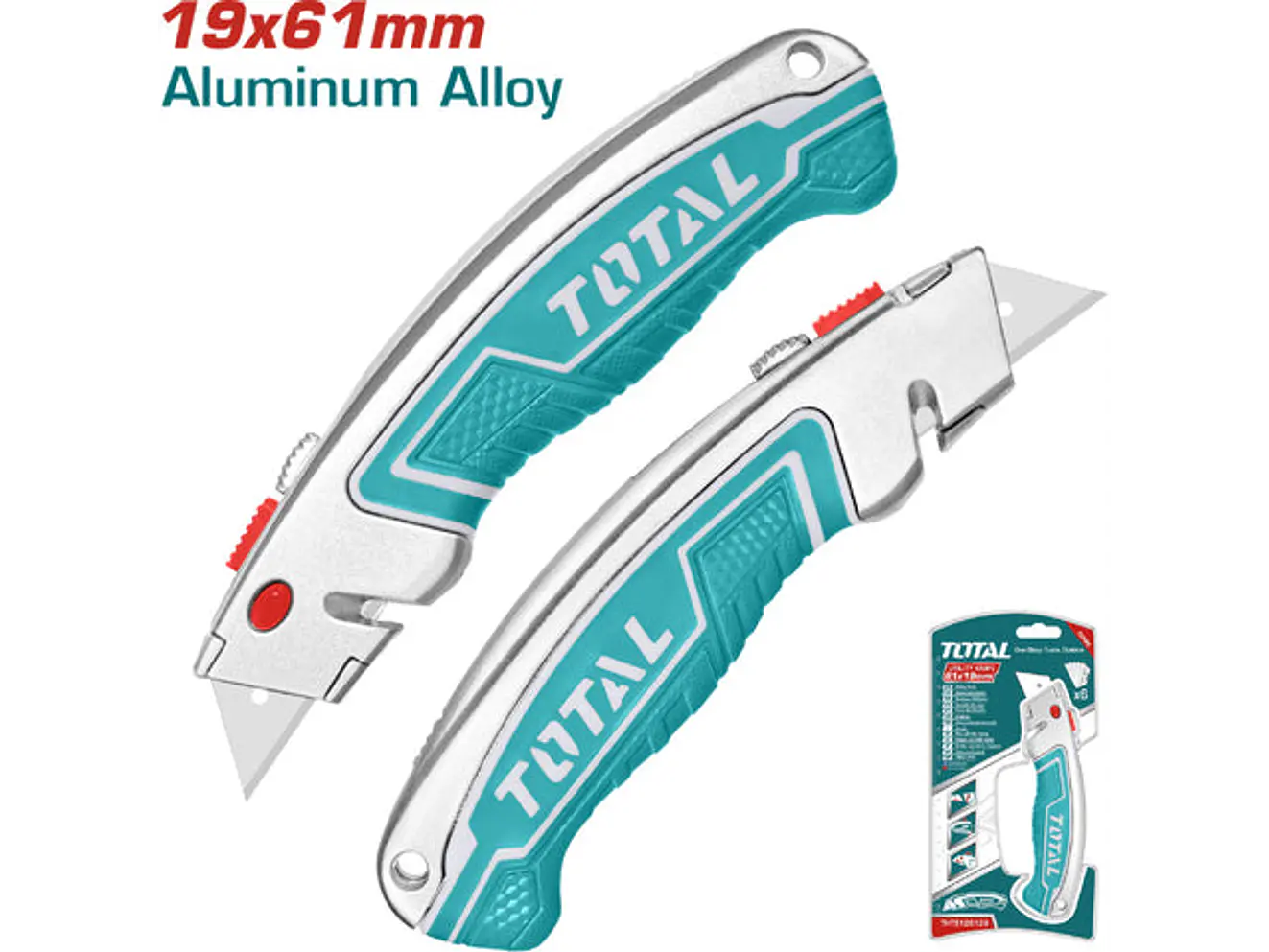 Bisturi Navaja Con Pelacable 61X19 Mm Total Tht5126128 - Envío a todo Colombia | aztools.co
