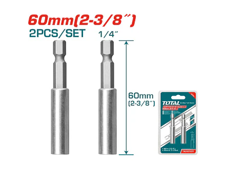 Punta Extension 60 Mm Juego X 2 Pzs Para Taladro Total Tac461601 - Envío a todo Colombia | aztools.co