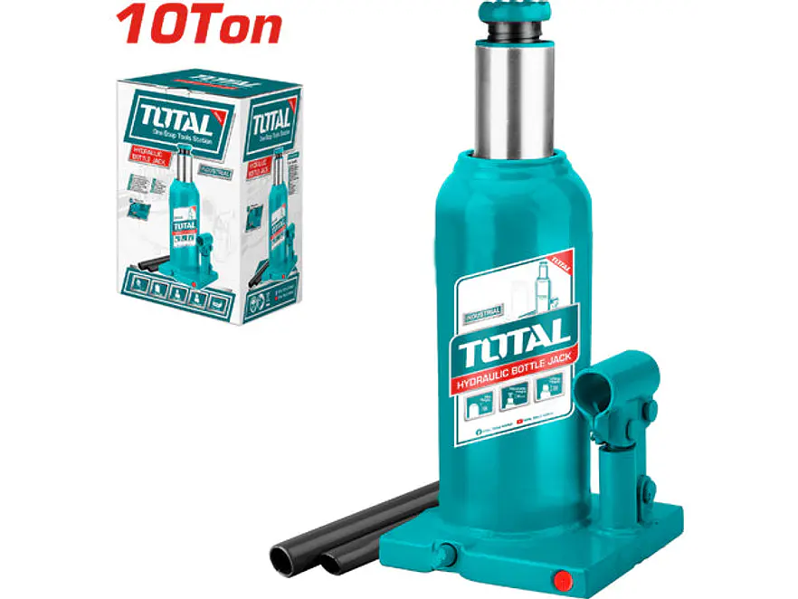 Gato Hidráulico de Botella Industrial TOTAL THT109102 10 Toneladas - Envío a todo Colombia | aztools.co