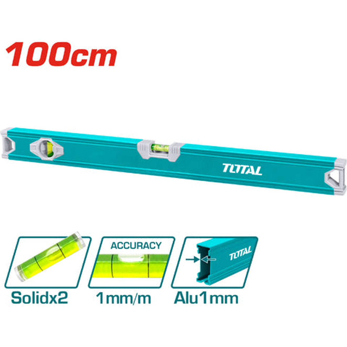 Nivel 100 Cm Aluminio Super Select Total Tmt210036