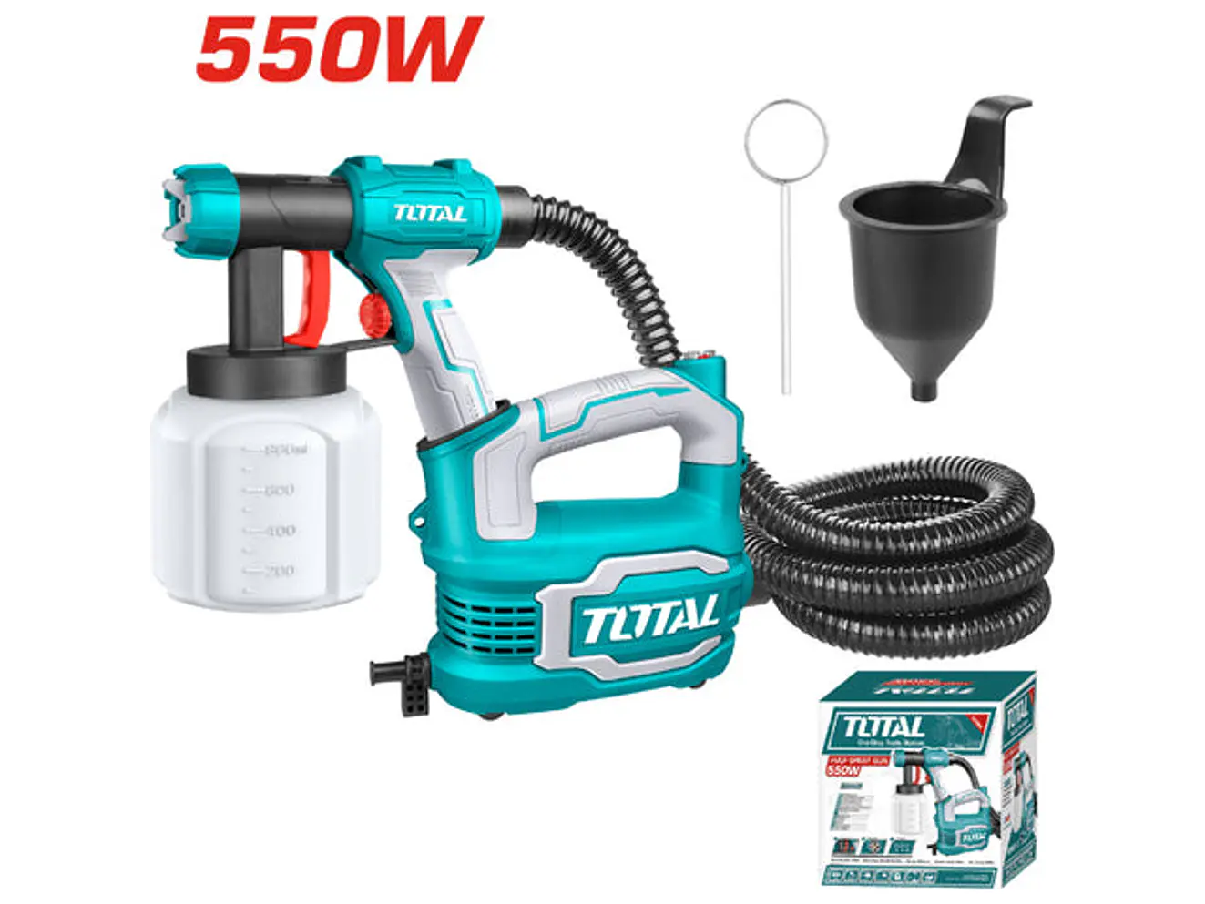 Pistola de Pintura Industrial TOTAL UTT5006 550W - Envío a todo Colombia | aztools.co