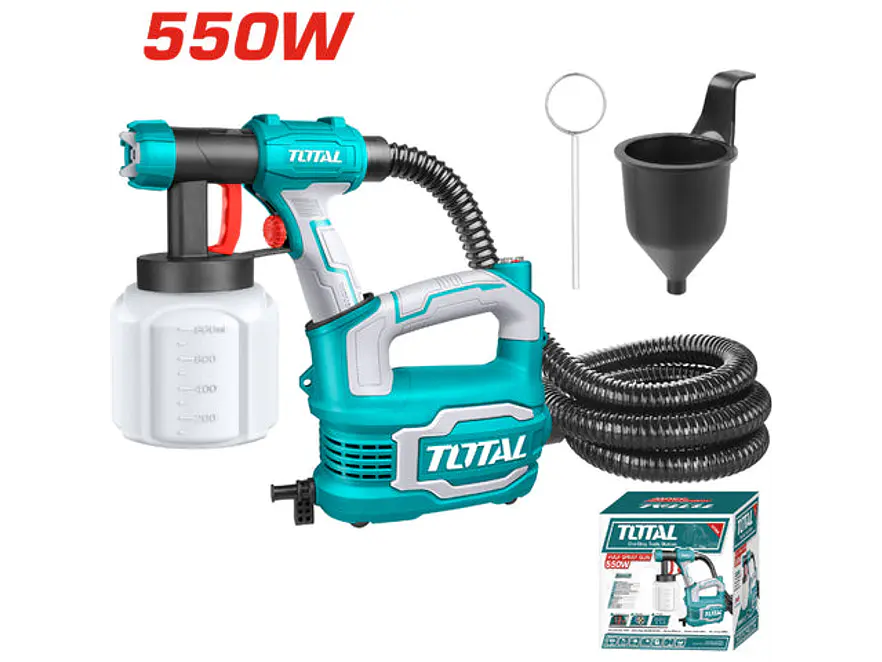 Sistema de Pintura Industrial TOTAL UTT5006 550W con Vaso de 800ml - Envío a todo Colombia | aztools.co