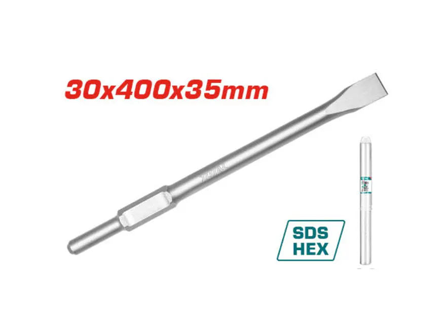 Cincel Plano Sds Hexagonal 30 X 400 X 35 Mm Super Total Tac15333012 - Envío a todo Colombia | aztools.co