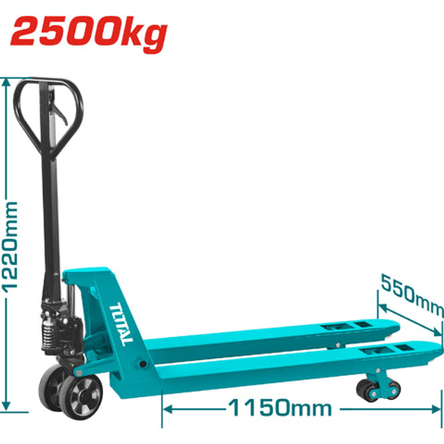 Estibador Manual 2.5 Toneladas Total THT301251, 2500 Kg