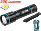 Linterna LED 3W 250 Lúmenes TOTAL Industrial 160m - TFL013AAA58 - Miniatura 1 | aztools.co