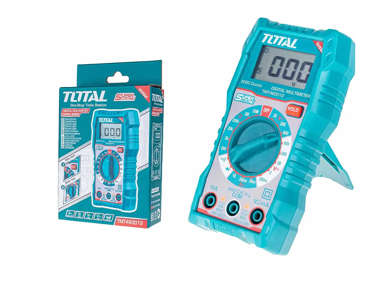 Tester Digital 2000 Digitos Super Select Total Tmt460012 - Foto 1 | aztools.co