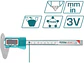 Calibrador Pie de Rey Digital TOTAL TMT331501 150mm Plástico Super Select - Miniatura 1 | aztools.co