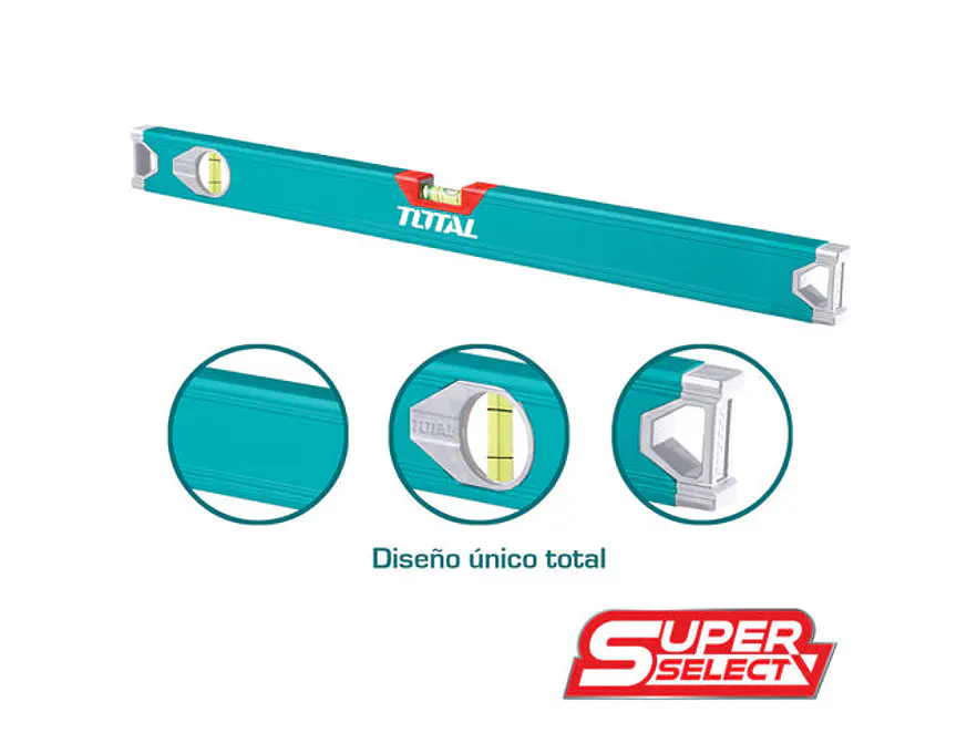Nivel 60Cm Aluminio Super Select Total Tmt26036 - Envío a todo Colombia | aztools.co