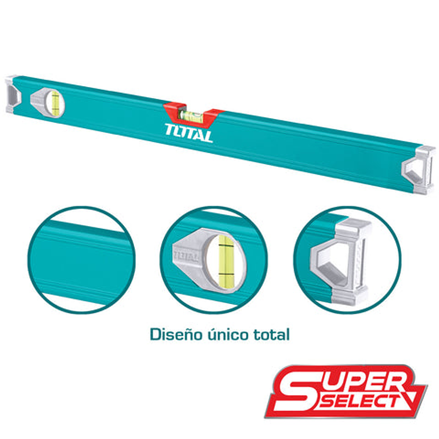 Nivel 60Cm Aluminio Super Select Total Tmt26036