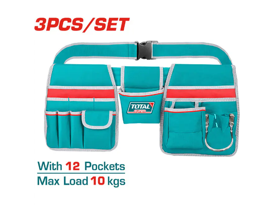 Porta Herramienta De 13 Bolsillos Capacidad Maxima 10Kg Super Total Tht16P20325 - Envío a todo Colombia | aztools.co