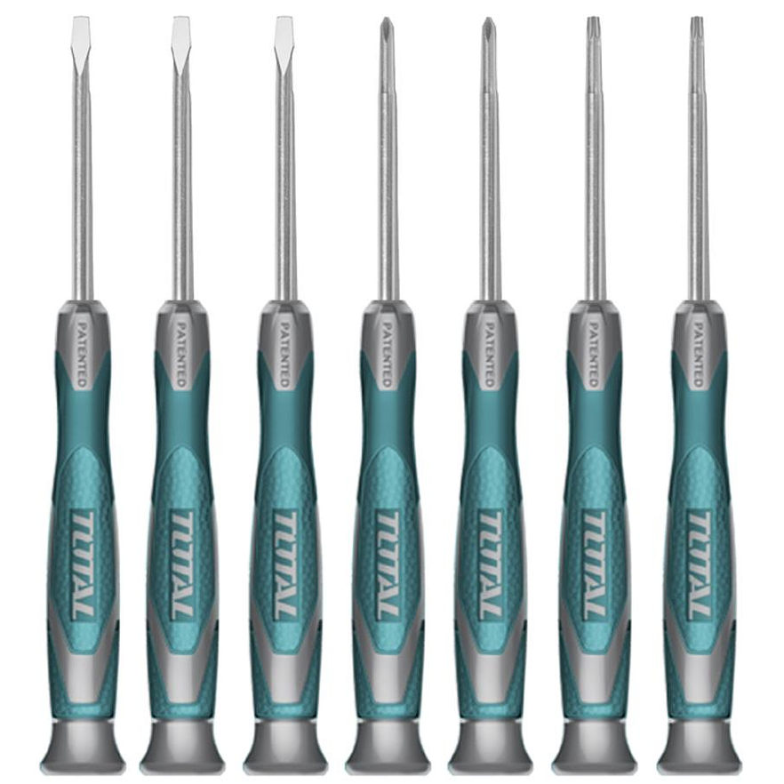 Destornillador Relojero Industrial Juego X 7 Pzs Total Tht250726