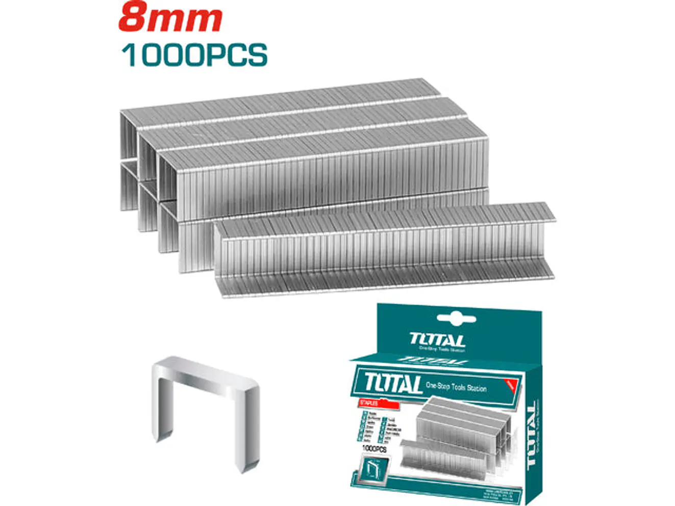 Grapa 8Mm Para Grapadora Neumatica Total Tht3981 - Envío a todo Colombia | aztools.co
