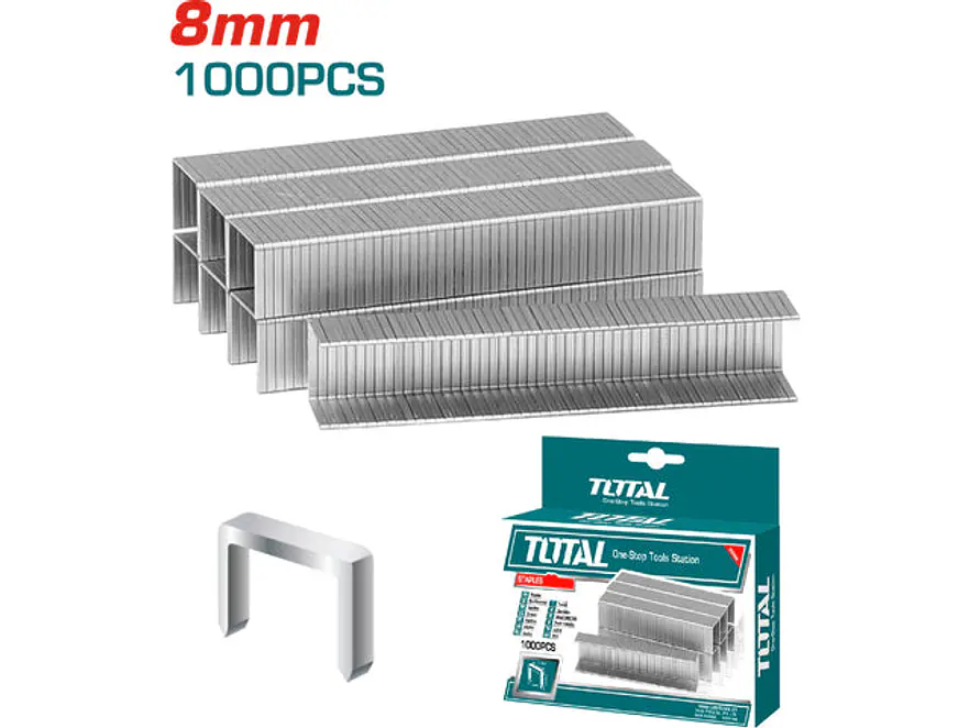 Grapa 8Mm Para Grapadora Neumatica Total Tht3981 - Envío a todo Colombia | aztools.co