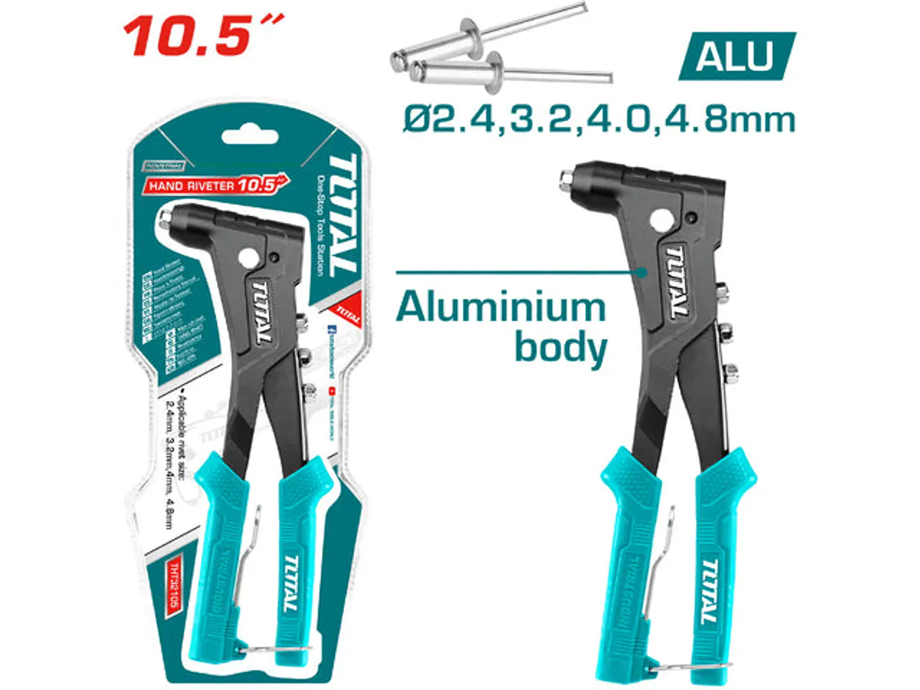 Remachadora 105 Industrial Total Tht32105 - Envío a todo Colombia | aztools.co