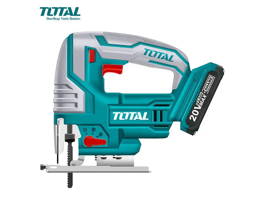Sierra Caladora Inalámbrica 20V TOTAL TJSLI8501 Industrial (Solo Herramienta) - Foto 1 | aztools.co
