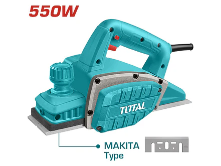Cepillo Eléctrico Industrial TOTAL UTL5508216 550W Ancho 82mm - Envío a todo Colombia | aztools.co