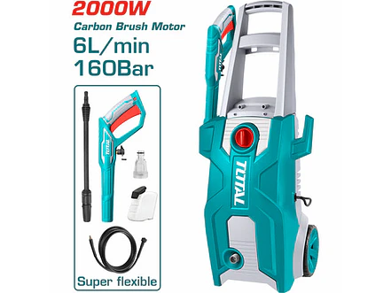Hidrolavadora Industrial TOTAL UTGT11376 2000W 2320 PSI 160 Bar - Envío a todo Colombia | aztools.co