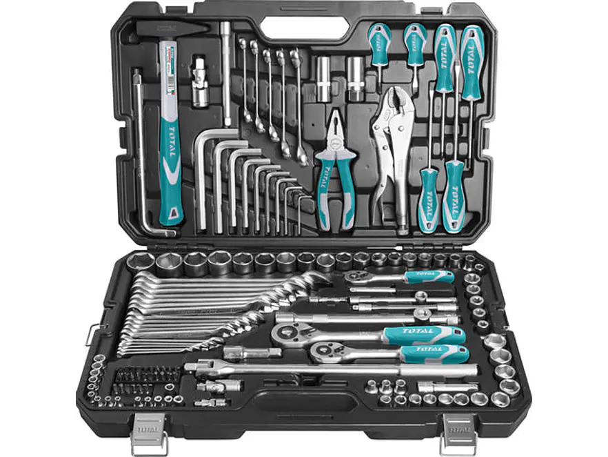 Juego de Herramientas Industrial TOTAL THKTHP21426 142 Piezas Profesional - Foto 1 | aztools.co