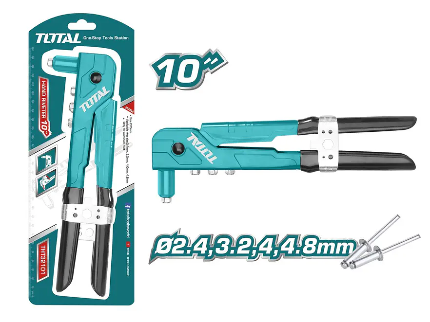 Remachadora Manual Industrial TOTAL THT32101 de 10