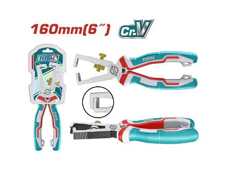 Alicate Pela Cable Frontal Industrial Super Total Tht25616 - Envío a todo Colombia | aztools.co