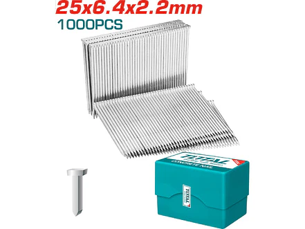 Clavo 25Mm Para Clavadora Neumatica 1000 Pzs Total Tac918253 - Envío a todo Colombia | aztools.co