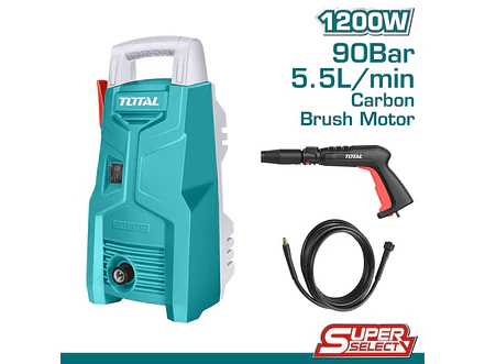 Hidrolavadora Eléctrica TOTAL UTGT113026 Super Select 1200W 1300 PSI - Foto 1 | aztools.co