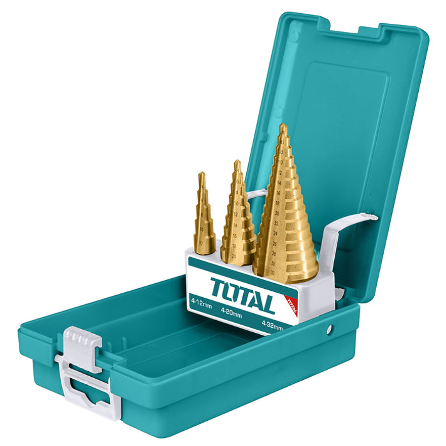 Juego De Broca Escalonada X 3Pcs Total Tacsd2031