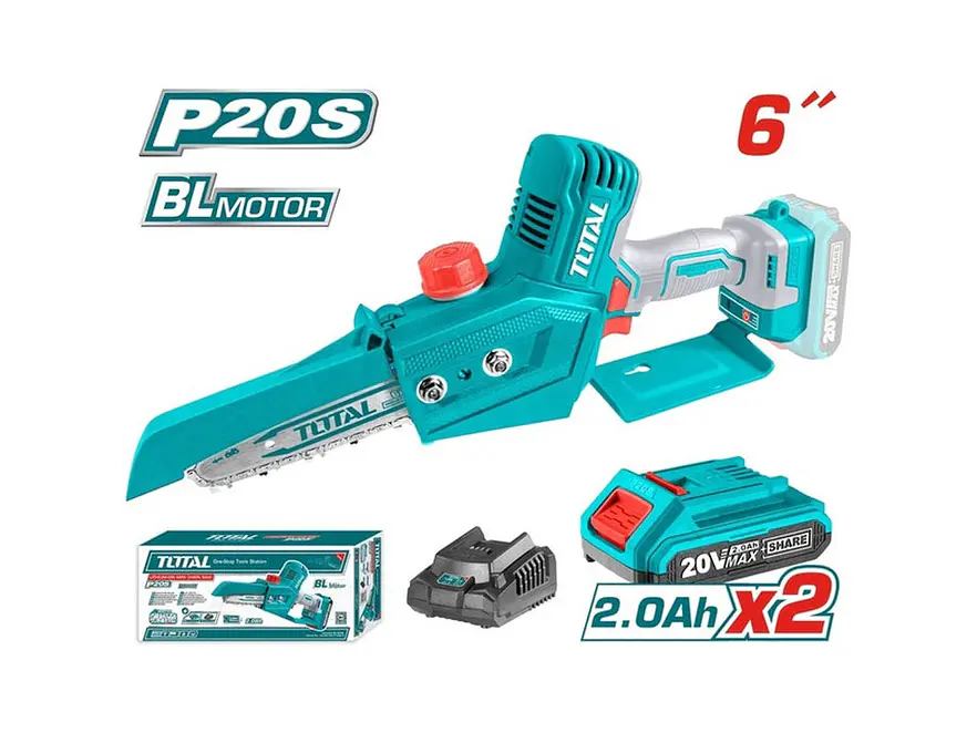 Sierra Mini Inalambrica De 6 20V Incluye Dos Baterias Y Cargador Total Utgsli20683 - Envío a todo Colombia | aztools.co