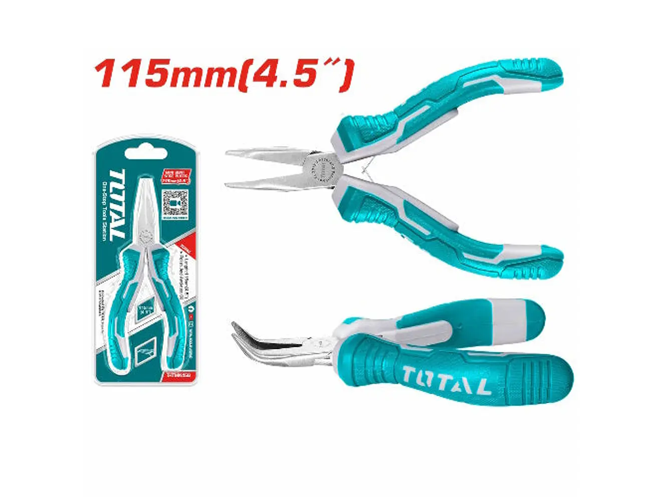 Pinza Mini Punta Curva 4,5