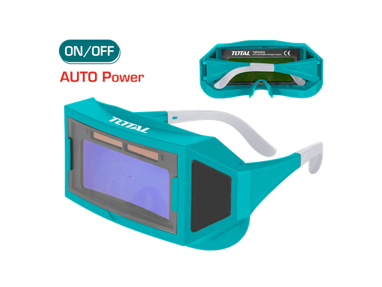 Gafas para Soldar Oscurecimiento Automático TOTAL - TSP9405 - Envío a todo Colombia | aztools.co