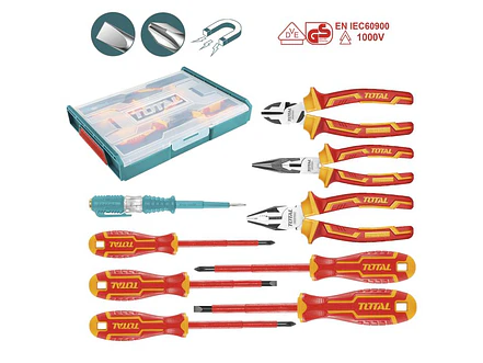 Juego De Herramientas Aisladas 9Pzs Industrial Total Thktv02H091 - Envío a todo Colombia | aztools.co
