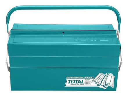 Caja Herramientas 404X200X205Mm Industrial Metalica Total Tht10702 - Envío a todo Colombia | aztools.co
