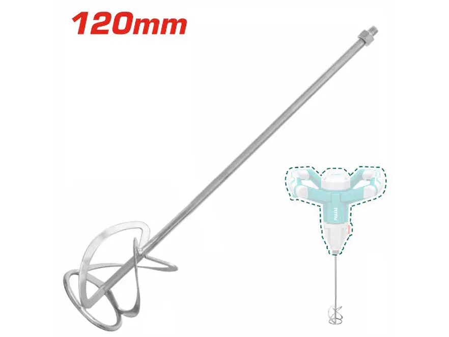Batidor Para Mezcladora 120Mm 4 3/4 Total Utac331120 - Envío a todo Colombia | aztools.co