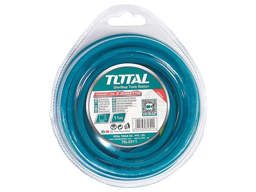 Nylon Guadañadora Cuadrado 3,3Mm X 11M Total Tsl3311 - Envío a todo Colombia | aztools.co