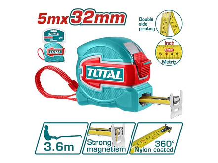 Metro 5 Mts Hoja 32Mm Industrial Super Total Tmt80532 - Envío a todo Colombia | aztools.co