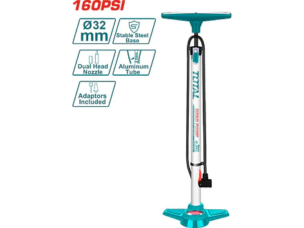 Inflador De Pie 160Psi Con Soporte Super Total Tmpp3201 - Envío a todo Colombia | aztools.co