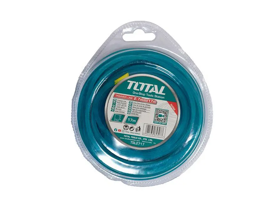 Nylon Guadañadora Cuadrado 2,7Mm X 17M Total Tsl2717 - Envío a todo Colombia | aztools.co