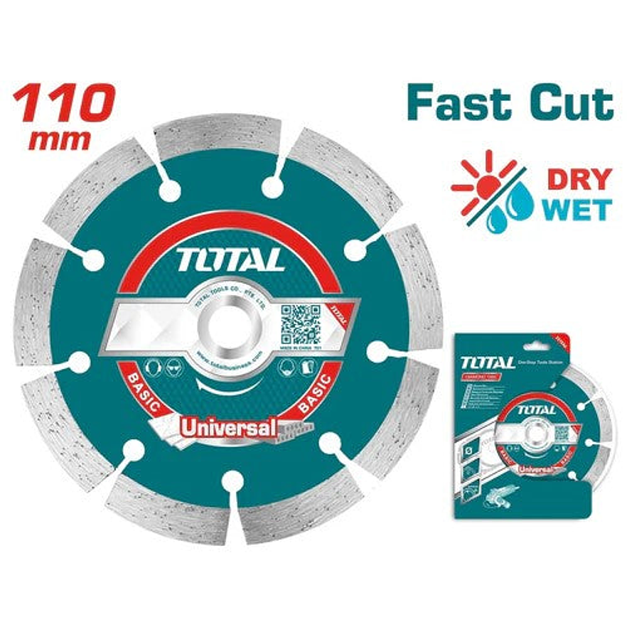 Disco Diamantado Segmentado 4 3/8