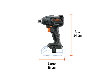 Destornillador de Impacto Truper 101406 1/4 Inalambrico MAX 20V, No Bateria Ni Cargador - Foto 3 | aztools.co