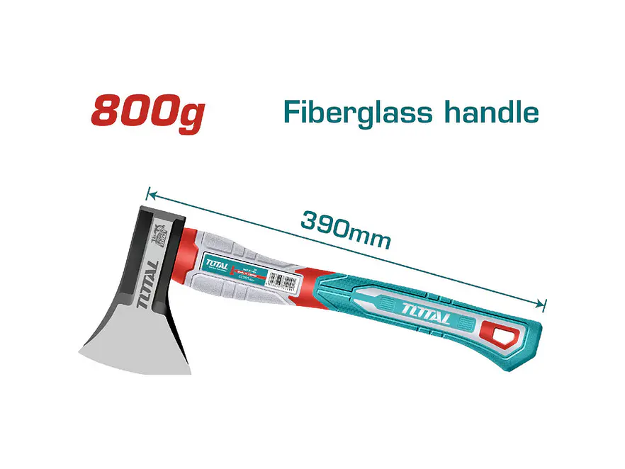Hacha 800G Mango De Fibra De Vidrio Super Total Thax061800 - Envío a todo Colombia | aztools.co