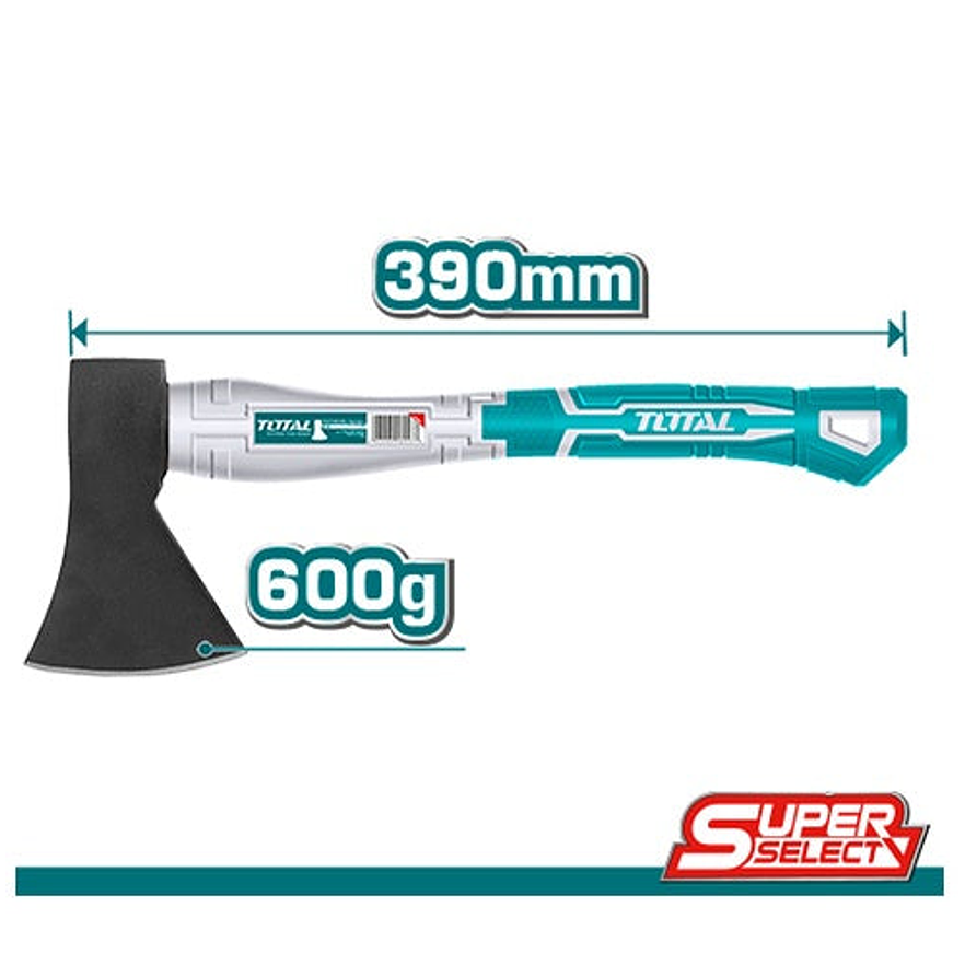 Hacha 600G Mango De Fibra De Vidrio Super Select Total Thts78600